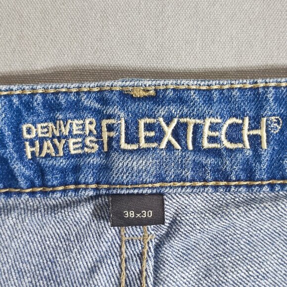 Denver Hayes Flextech Relaxed Fit jeans men's size 38/30 denim blue colour - Picture 6 of 14
